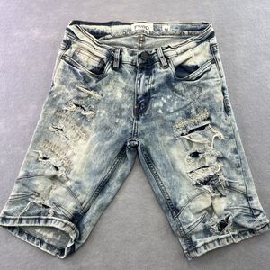 FWRD Denim Boys Blue Distressed Jean Shorts Size 14